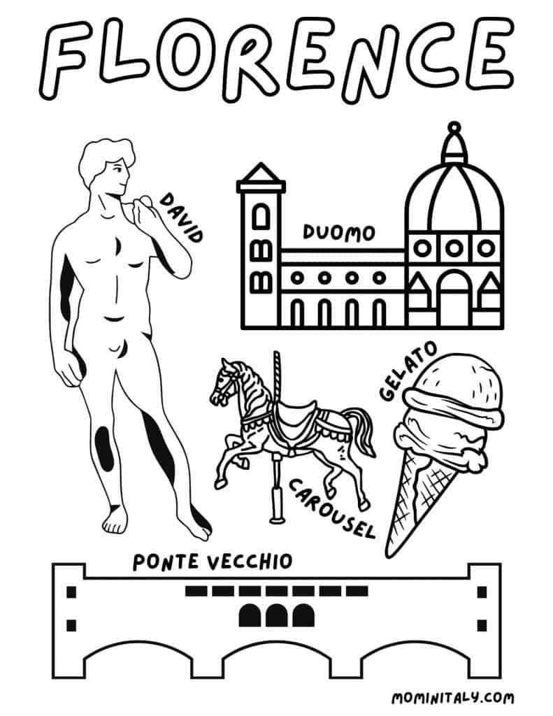 italian traditional costume coloring pages