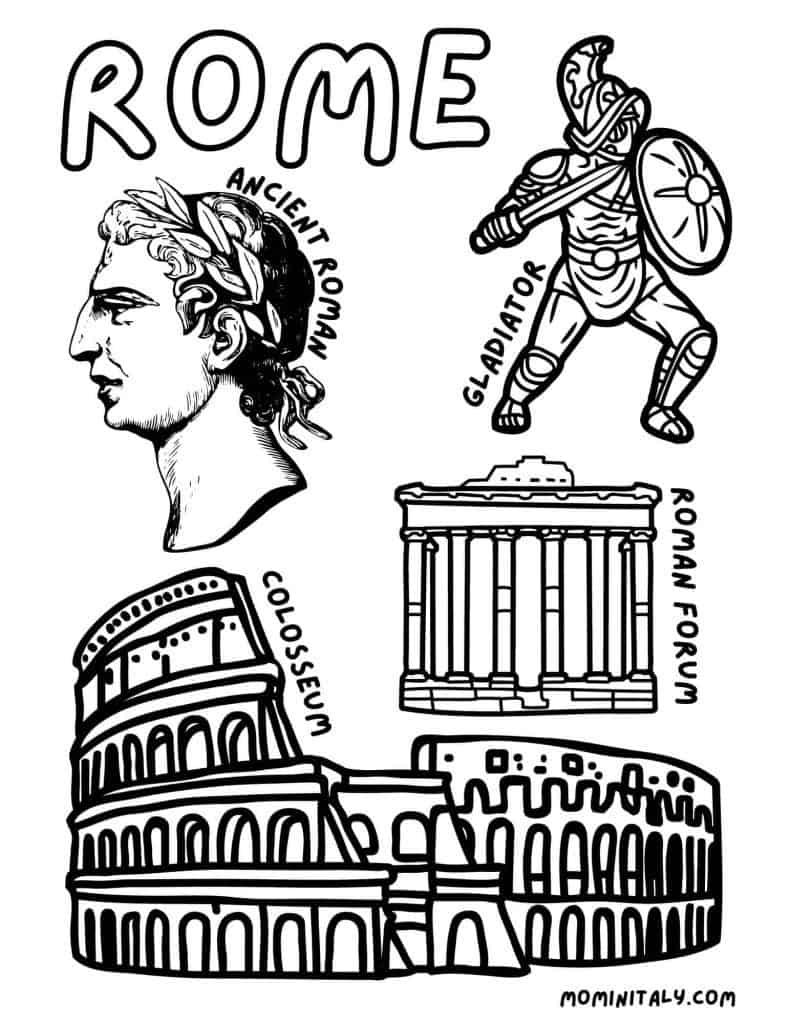 romans coloring pages