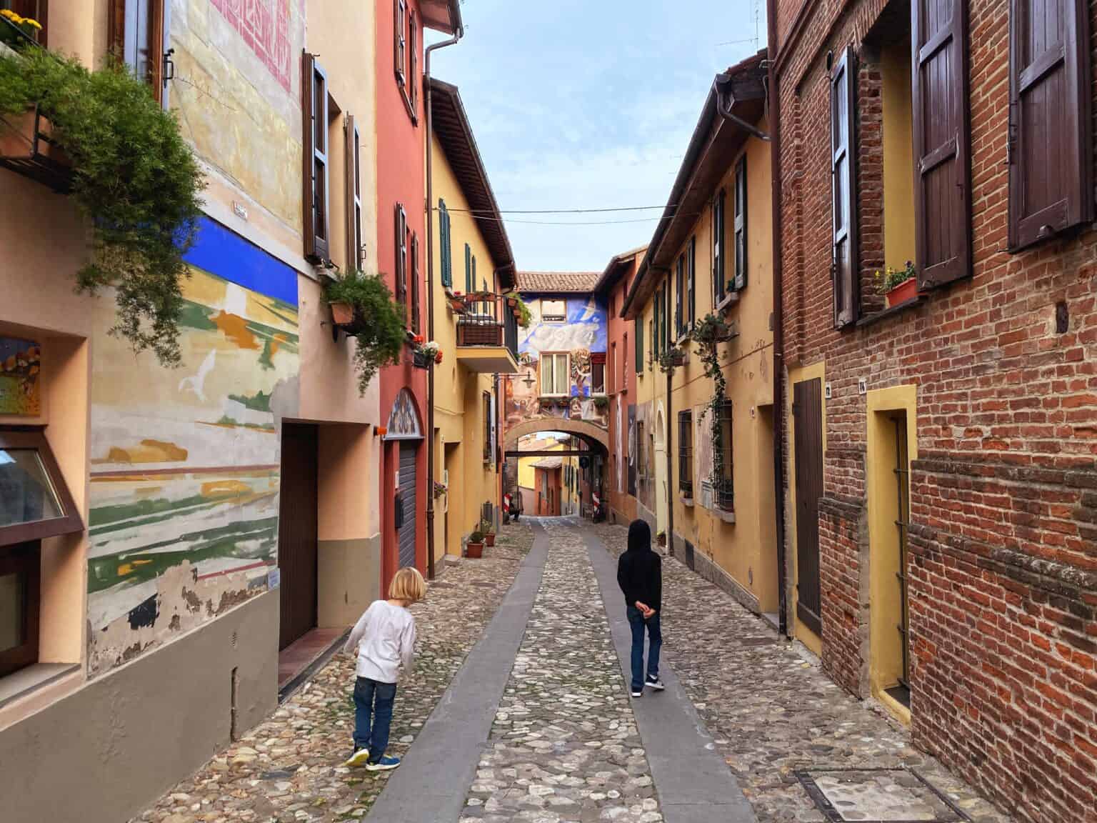 DOZZA A MuralFilled Gem in EmiliaRomagna Mom In Italy